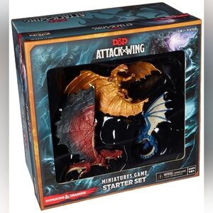 NWT D&D Attack Wing: Starter Set Dragons Miniatures Dungeons & Dragons Sealed